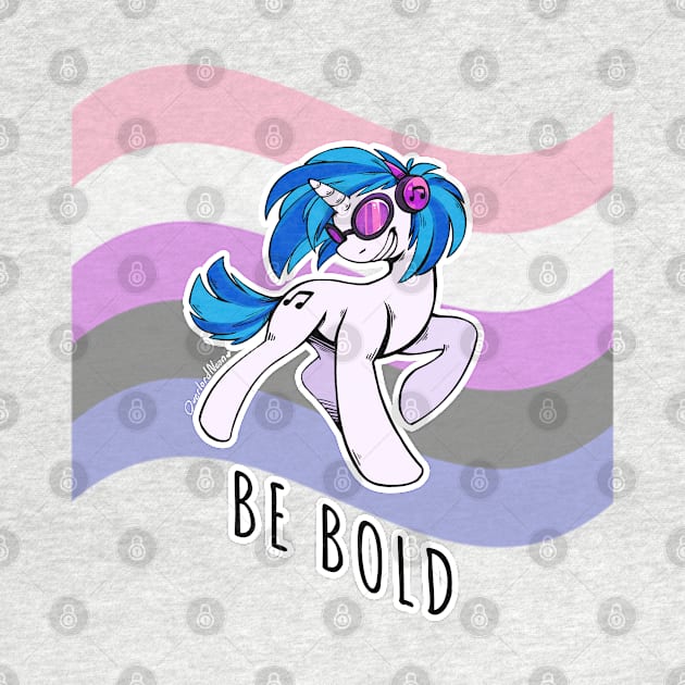 MLPRIDE Vinyl Scratch / Genderfluid by OverlordNeon